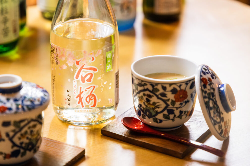 Chawamushi with Sake